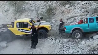 Baja 500 2022 stuck on the summit, awesome locals pull us out!