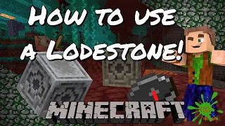 Minecraft Tutorial - How to use a Lodestone - 1.16