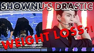 MONSTA X's Shownu concerning Drastic Weight Loss, Bowed deeply in recent performance