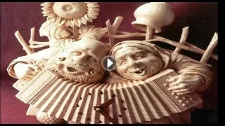 Русская деревянная скульптура.Резьба по дереву. Russian wooden sculpture. wood carving