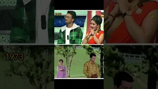 Mumtaz Dharmendra 🌹 in the sets of Indian Idol 2023 #dharmendra #mumtaz