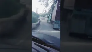 Dangerous Roads Jamaica - Mount Rosser - "Sending" a Tractor Trailer Edition