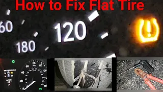 How to Fix  Flat Tire || Air Leak || DIY Car Tire Repair