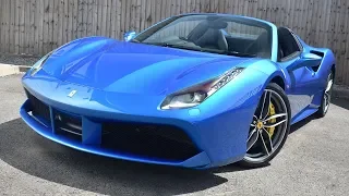 BLU CORSA Ferrari 488 3.9 T V8 Spider - Walkaround | Revs