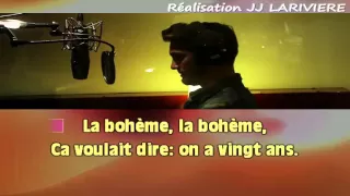 KENDJI GIRAC - LA BOHEME I-G JJ Karaoké - Parole