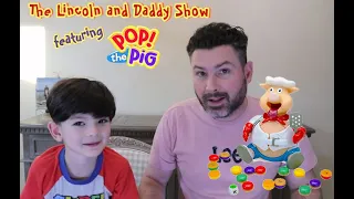 Father and Son play POP THE PIG for the very first time!