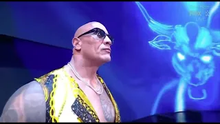 The Rock heel entrance with Hollywood theme song. (02-16-2024.)