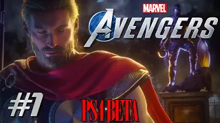 Let's Play Marvel's Avengers PS4 Beta - Part 1