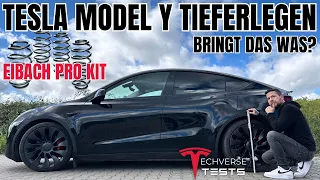 Tesla Model Y Performance Fahrwerkstuning 30mm Eibach Federn