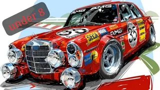 "Red Pig" Mercedes-Benz 300 SEL 6.3 AMG / Nordschleife / 7:58,700