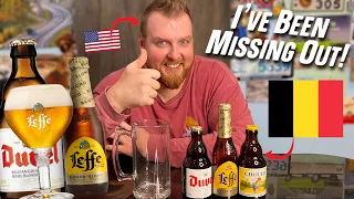 American Tries Belgian Beer For the FIRST Time