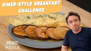 Diner-Style Breakfast Challenge: Hearty Homestyle Feast | Struggle Meals