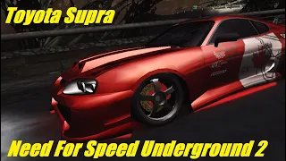 Need For Speed Underground 2-Toyota Supra-Drift in the mountains-Тойота Supra-Дрифт в горах