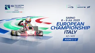 2023 FIA Karting European Championship Round 2 KZ /KZ2 Sarno - Italy TV Highlight