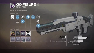 With and without Counterbalance Mod on Go Figure Pulse Rifle | Destiny 2 Forsaken