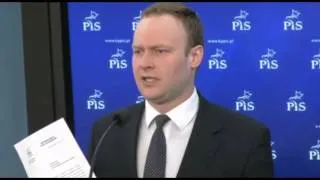 Konferencja Prasowa PiS: Marcin Mastalerek