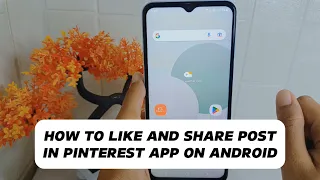 How To Like And Share Post In Pinterest App