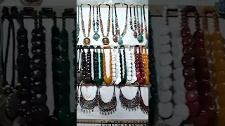 Junk Jwelleries from Tibetan refugee market.... location: Leh , UT of Ladakh, India....