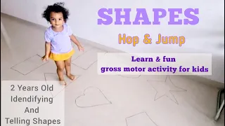 Shapes Activity | Learn Name Of Shapes | Educational Play | Gross Motor Activity | Learning With Fun