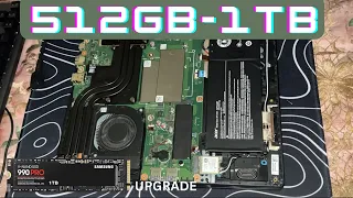 UPGRADING MY GAMING LAPTOP STORAGE CAPACITY M.2 SSD (also can be used as how to)