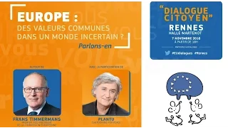 Europe: common values in an uncertain world? let's talk about it! EN