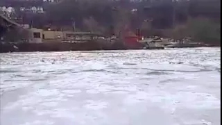 Youghiogheny River at Port Vue, Pa., March 4, 2015