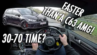 2016 STAGE 2 VW GOLF R DRIVING POV/REVIEW // ABSOLUTELY BONKERS!!!