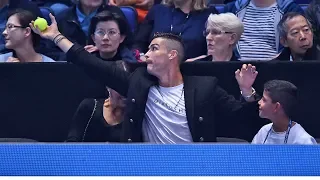 Ronaldo Becomes Ball Kid At The 2018 Nitto ATP Finals