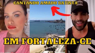 Andressa Suita em Fortaleza-CE e Gusttavo Lima em homenagem a Amado Batista