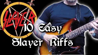 10 Easy Slayer Riffs