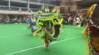 SR. MENS FANCY at FOUR BEARS POWWOW 2023 (Friday Night)