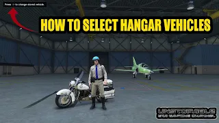 How To Select your Hangar Vehicles GTA Story Mode .