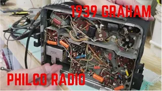 1939 Graham Philco Radio - Antique Car Radio Restoration