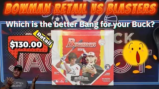 2023 Bowman Retail Box Review. Is it a better buy then the Blasters? 👀