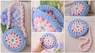 Round Handbag for Girls Crochet Video Lesson Beautiful Crochet Pattern