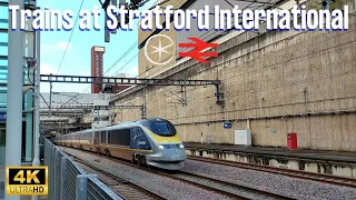 Trains at Stratford International (31st December 2023)