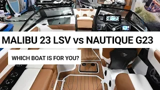 Malibu 23 LSV vs Nautique G23 | Which Boat is for You?