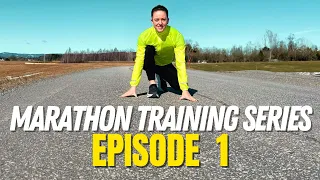 The start of marathon training for a beginner | Training plan, and what I eat