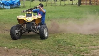 Trx 400 al corte gopro