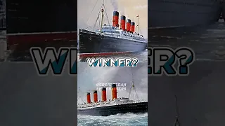 RMS Mauretania 🆚 RMS Lusitania #mauretania #lusitania #edit #ships #vs #history #ww1 #shorts #battle