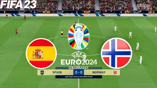 FIFA 23 | Spain vs Norway | Euro Qualification 2024 Match - Full Gameplay