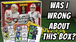 Better Than Expected?! 2022 Panini Contenders Optic Football Hobby Box