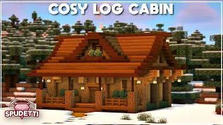 Minecraft: How to Build a Cosy Log Cabin [Easy Tutorial] 2020