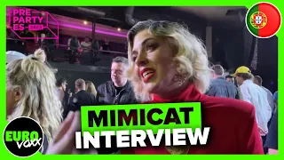 MIMICAT - Ai Coração (RED CARPET INTERVIEW) // Madrid PrePartyES 2023 // Portugal Eurovision 2023