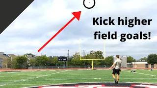 How to get more height on field goals!