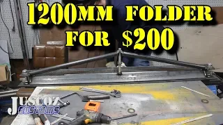 $200 sheet metal folder build