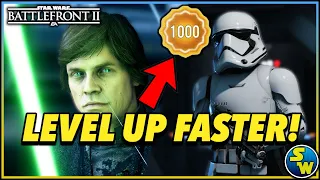 Best Tips and Tricks for Leveling Up FASTER in Star Wars Battlefront 2!