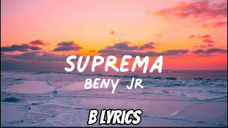 Suprema - Beny Jr (Letra)