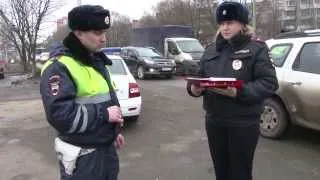 2014 03 12 - Е.Шибанова на страже правопорядка (Лобня)