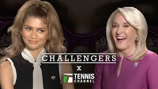 Zendaya & 'Challengers' cast talk Coco Gauff, Nick Kyrgios & more with Tracy Austin 🎬